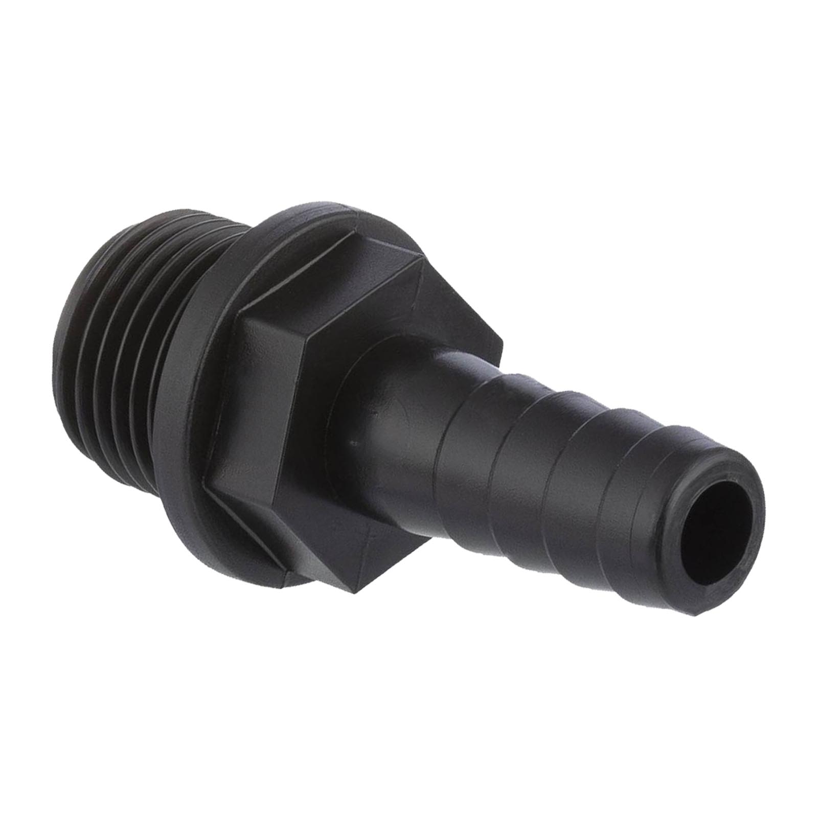 13 mm x 3/4 " PP Gewinde Fitting Schlauch Tülle Stutzen Außengewinde AG - PN 6 bar