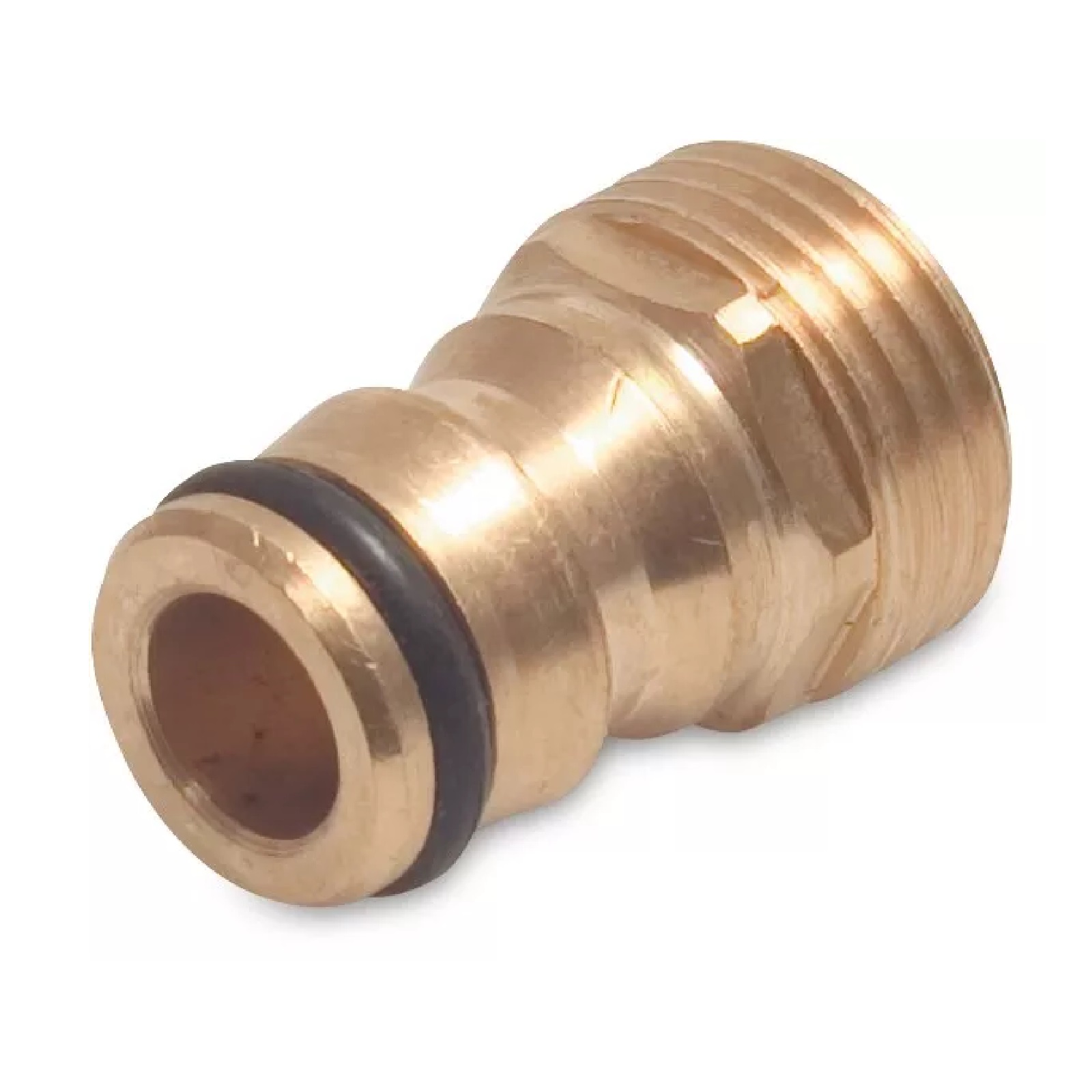 3/4" Hahnanschluss Click-System Quick Connect Außengewinde Messing (Gardena kompatibel)