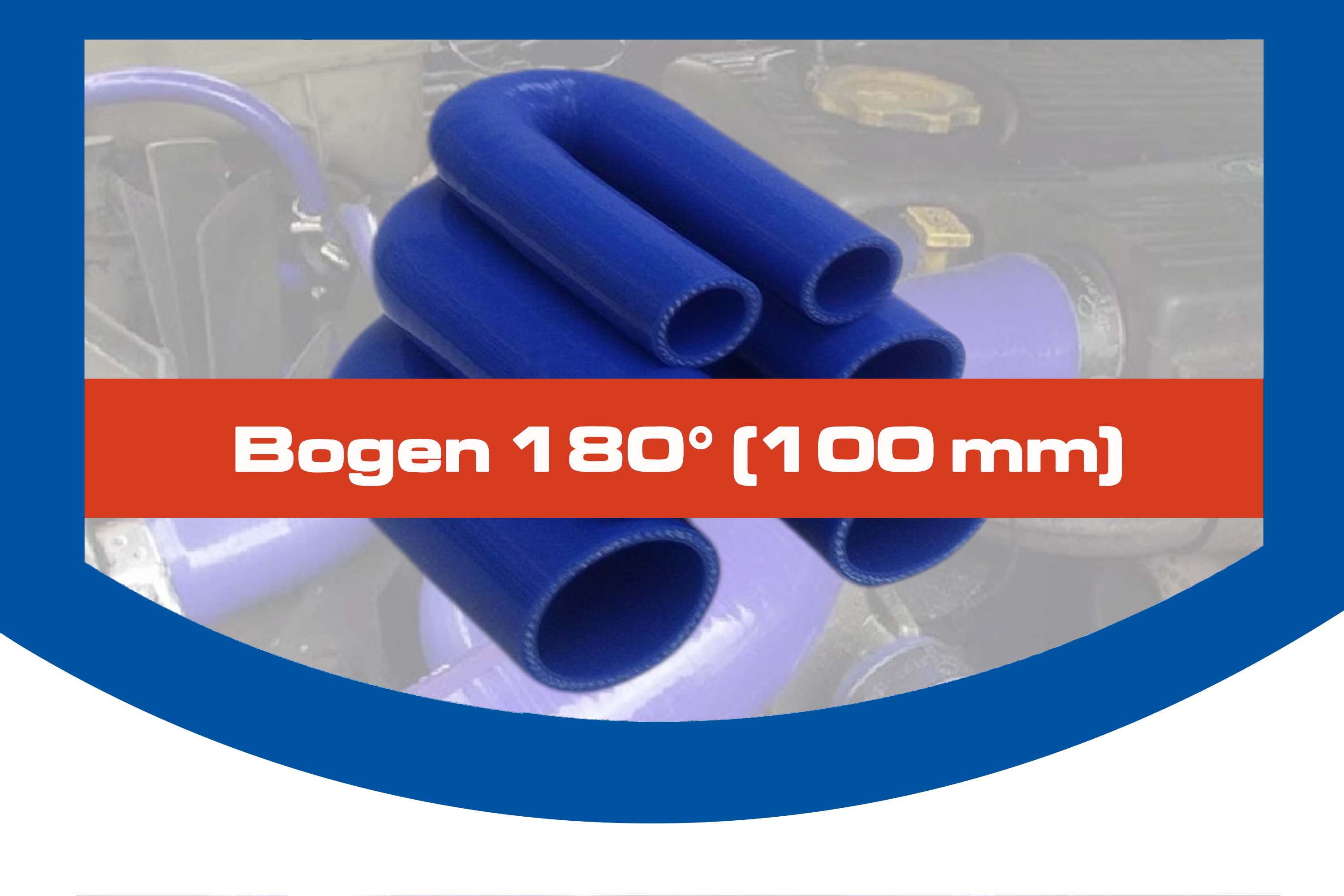 Bogen 180° (100 mm)
