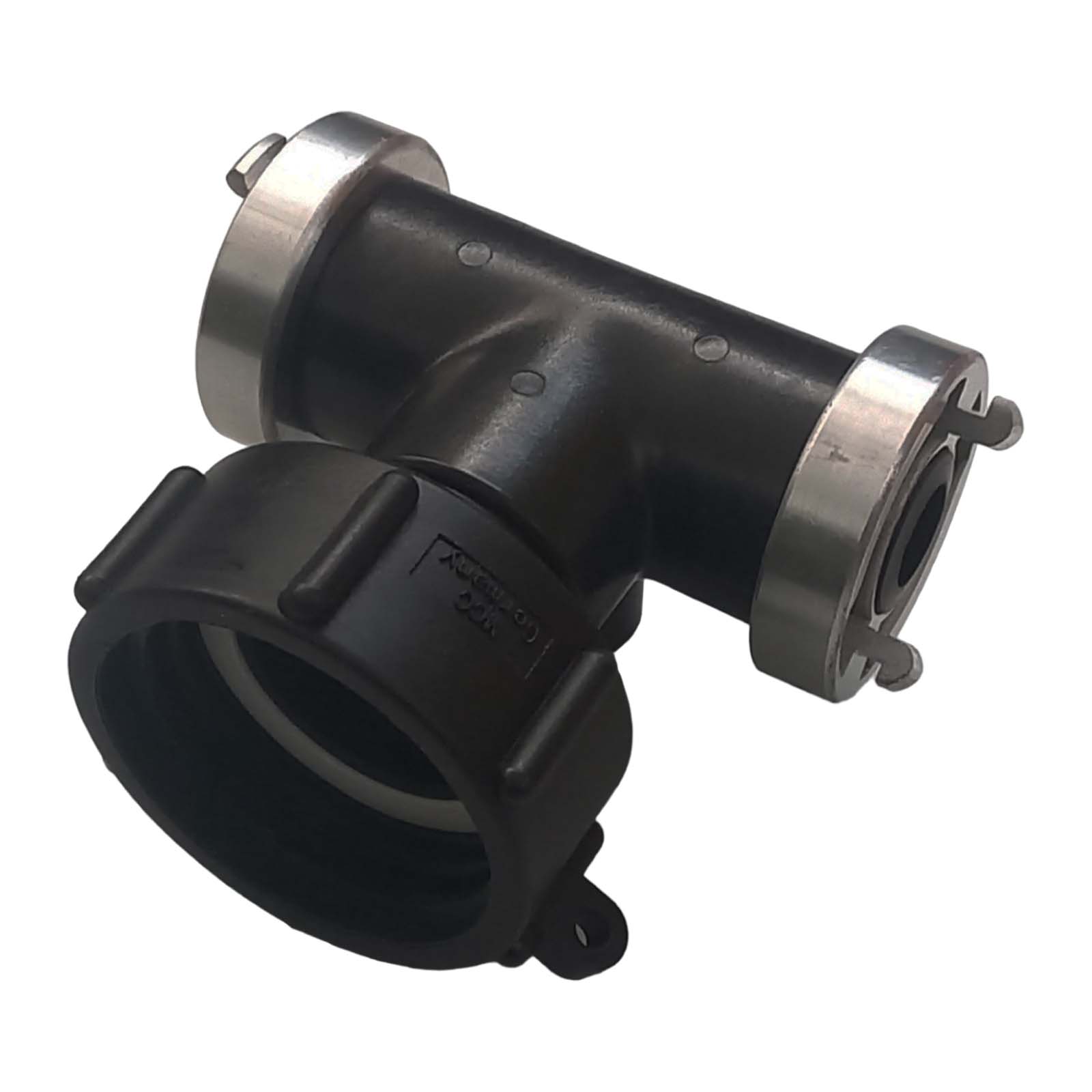 S60 x 6 IBC Adapter T-Stück auf 2-fach STORZ D DN25 KA31 Übergangsstück Pumpenanschluß Container Tank Zubehör