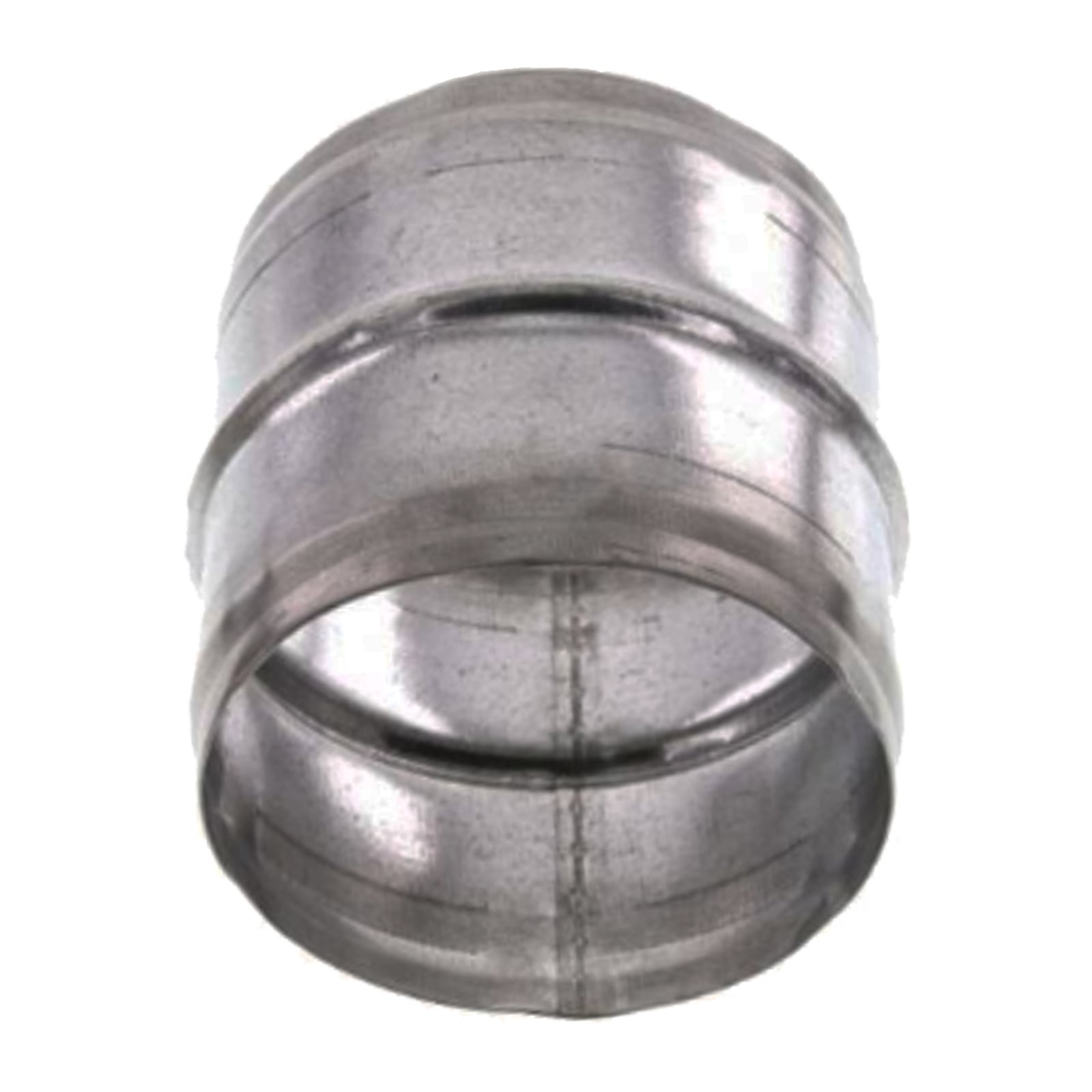 100 mm 4" Stahl Blech Rohr Verbinder Kupplung Schlauch gerade verzinkt - PN 2 bar