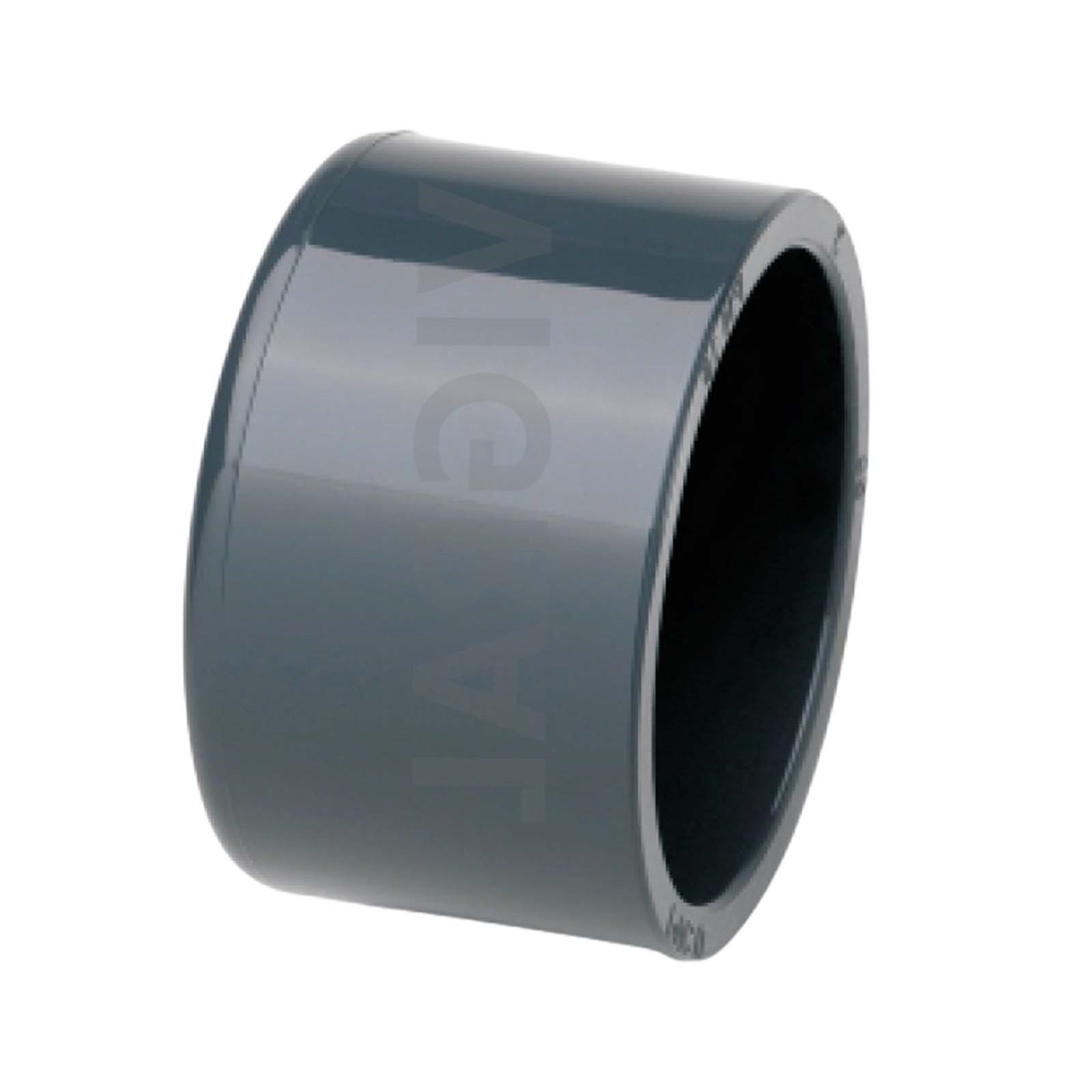 400 mm PVC Klebe Fitting End Kappe Verschluss Muffe Verbinder - PN 10 bar
