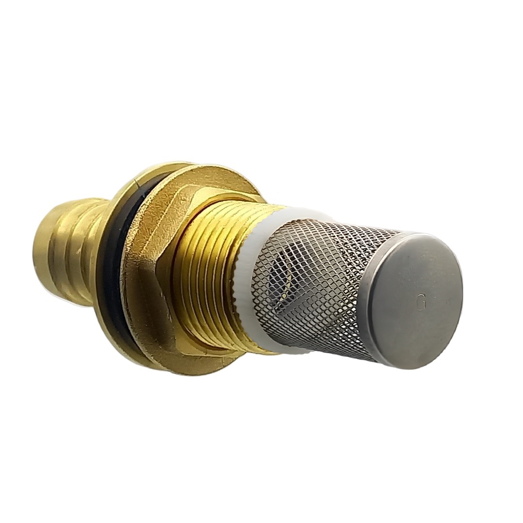 Tank Regen Tonnen Durchführung Messing Schlauch Tülle Stutzen 32mm (1 1/4") - Anschuss Set PN 10 bar