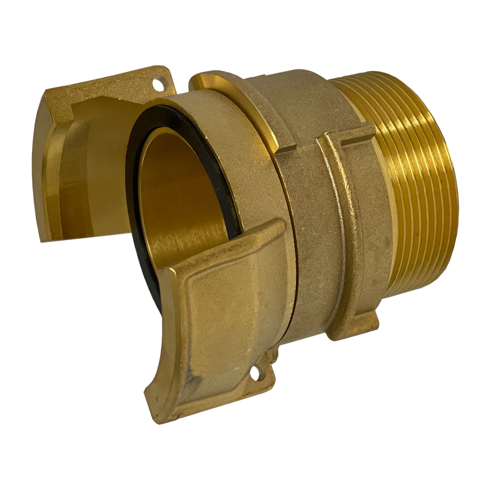 DN 100 Guillemin Kupplung Verriegelung BSPP Außengewinde AG 4" Messing - PN 16 bar