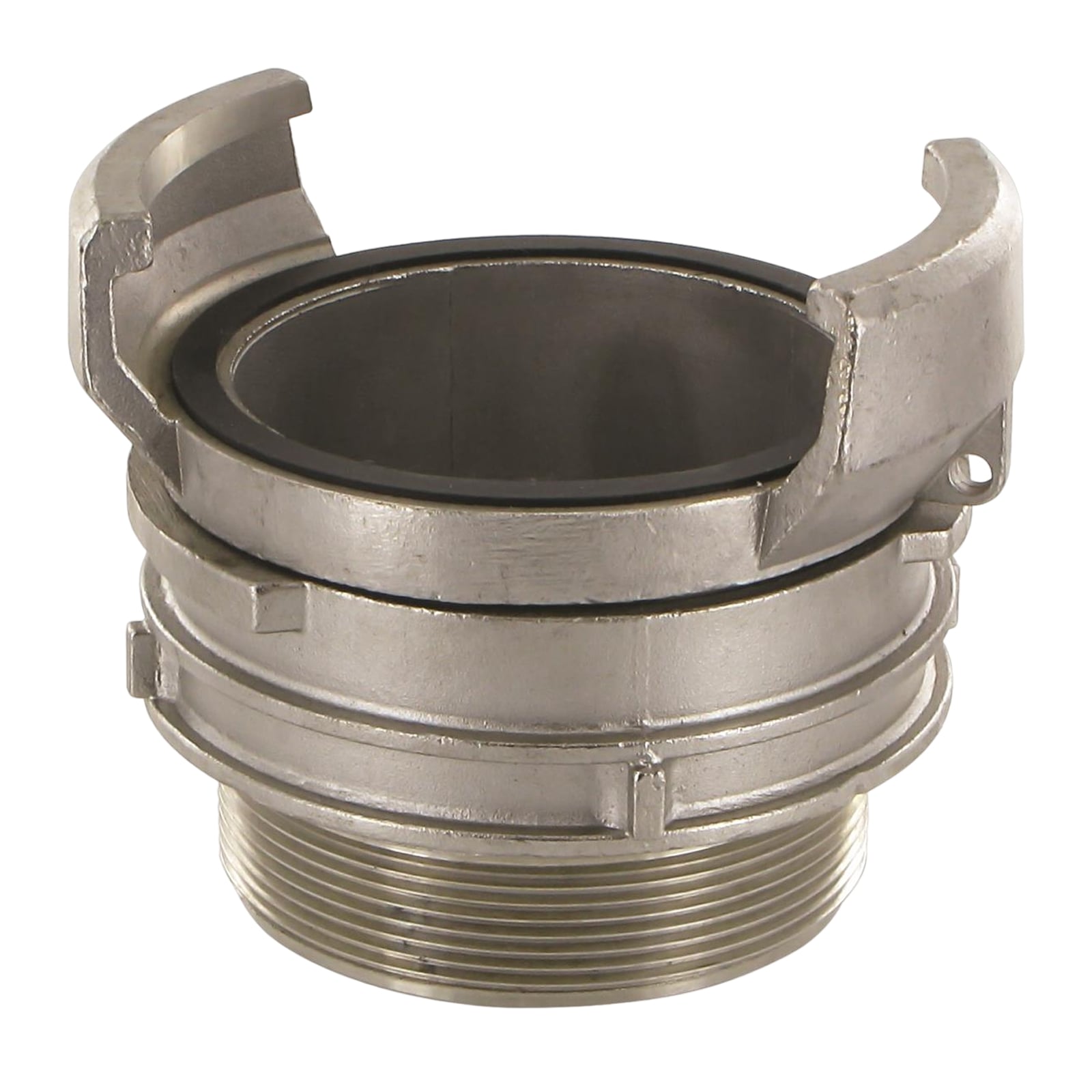DN 100 Guillemin Kupplung Verriegelung BSPP Außengewinde AG 4" Edelstahl AISI 316 - PN 16 bar