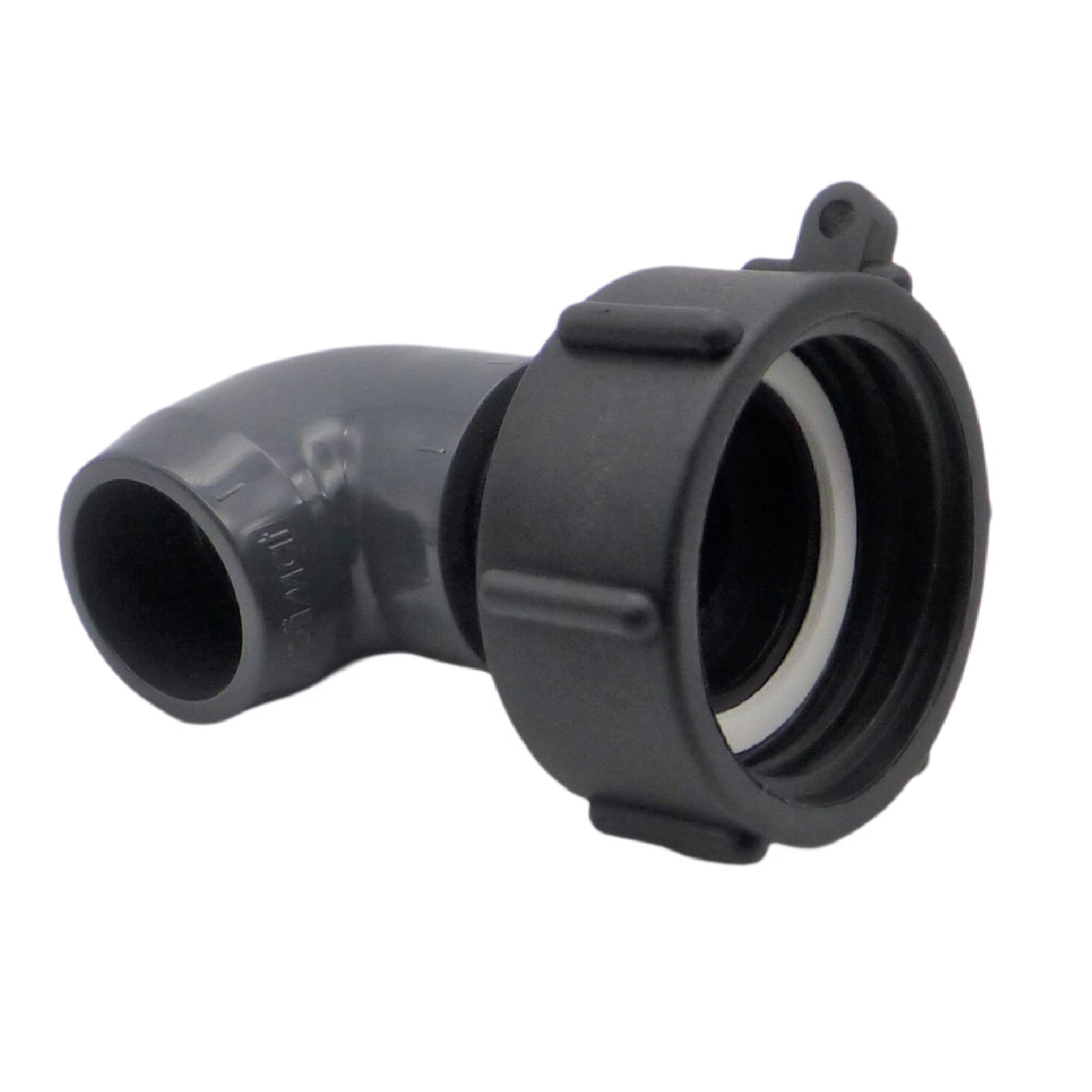 IBC Container Anschluss Adapter Set S60 x 6 -> 32 mm PVC Winkel 90°