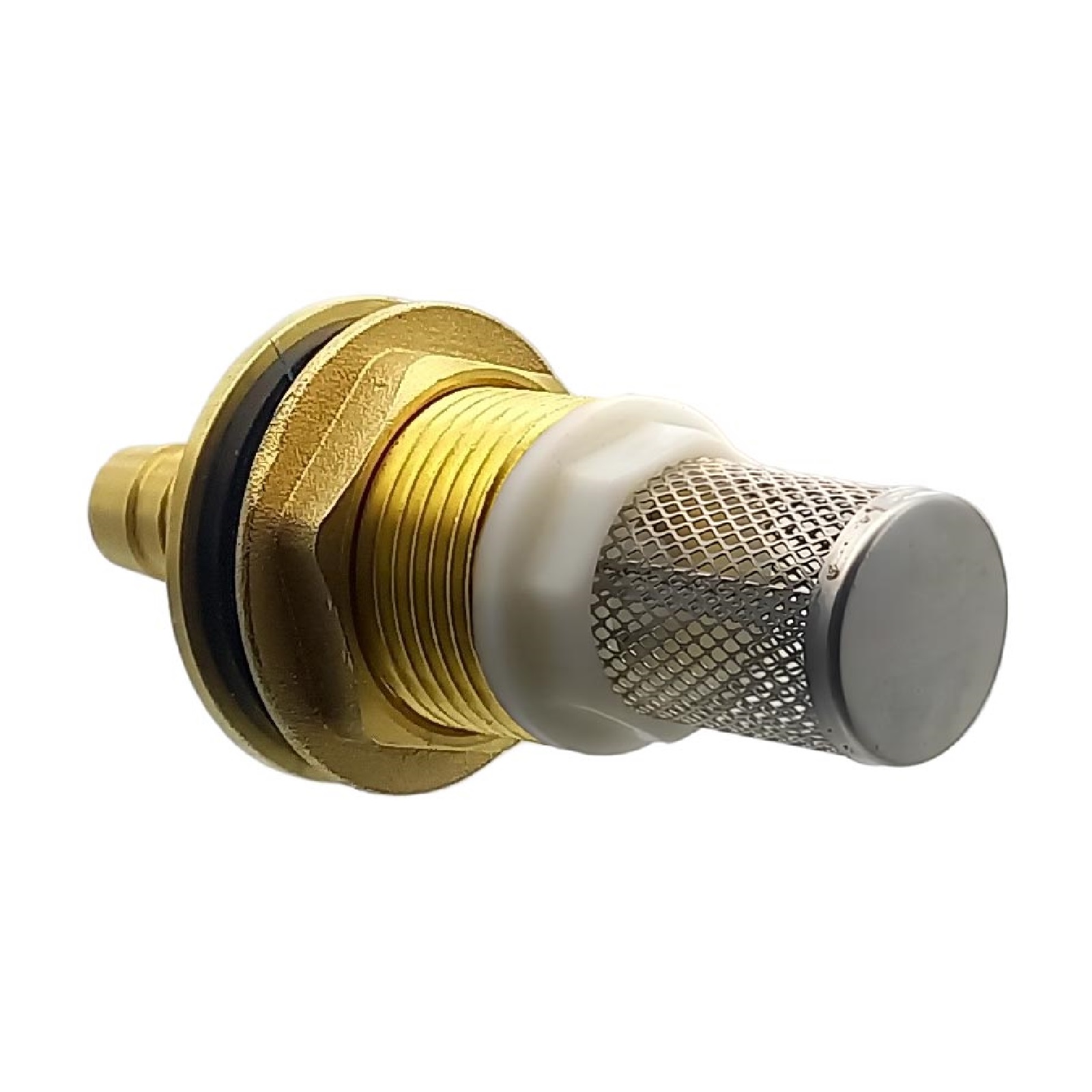 Tank Regen Tonnen Durchführung Messing Schlauch Tülle Stutzen 13mm (1/2") - Anschuss Set PN 10 bar
