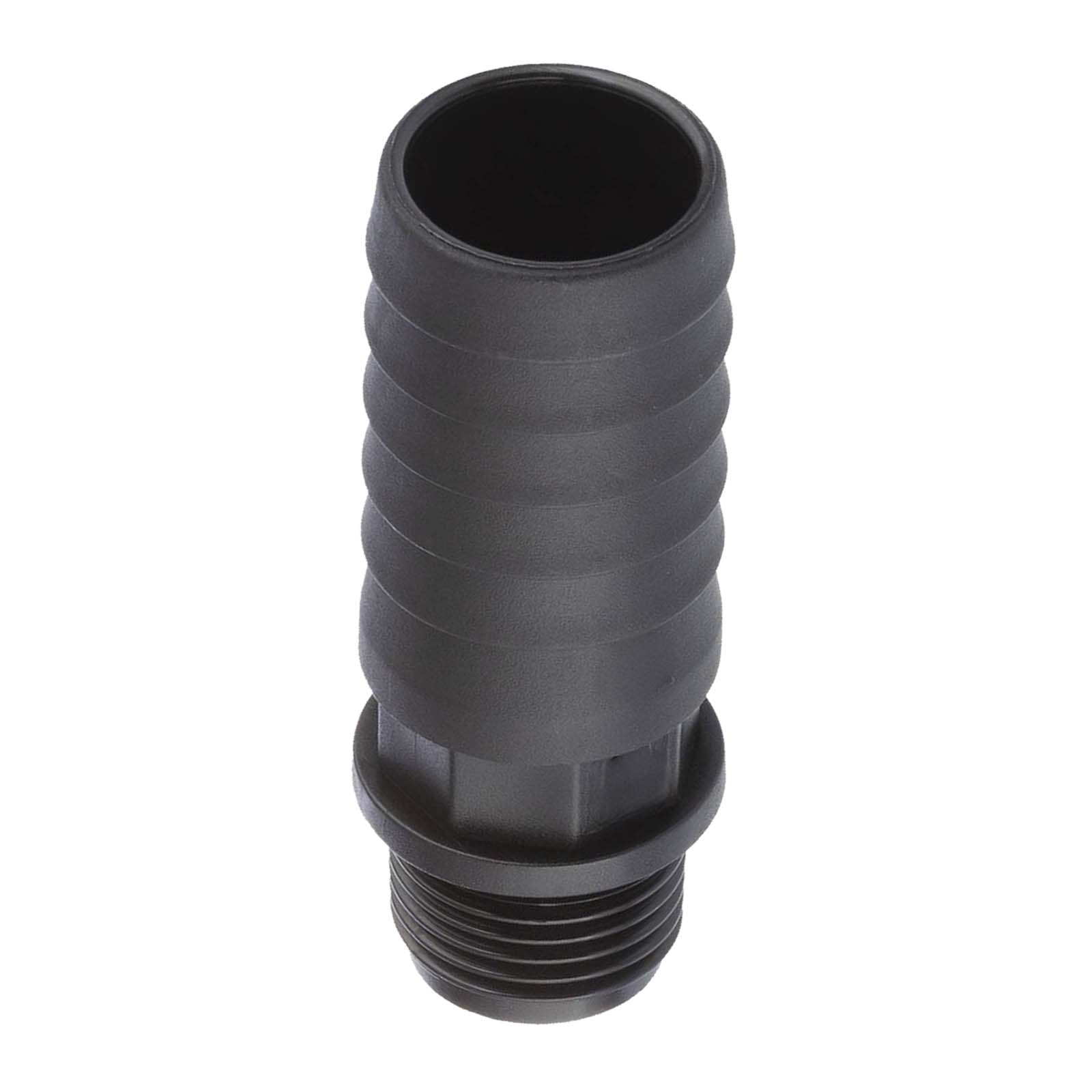 25 mm x 1/2 " PP Gewinde Fitting Schlauch Tülle Stutzen Außengewinde AG - PN 6 bar