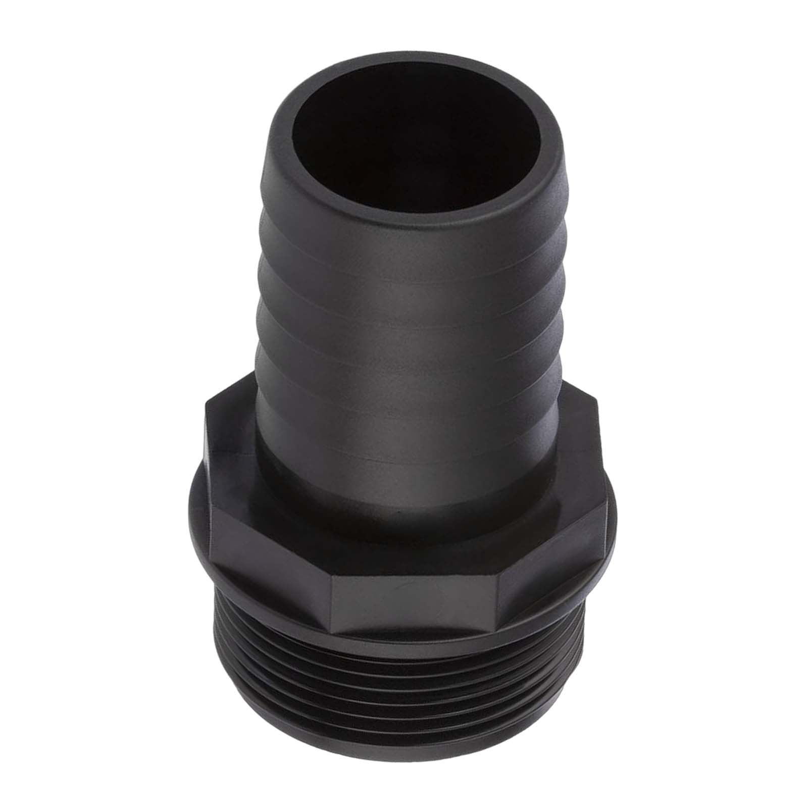 38 mm x 1 1/2 " PP Gewinde Fitting Schlauch Tülle Stutzen Außengewinde AG - PN 6 bar