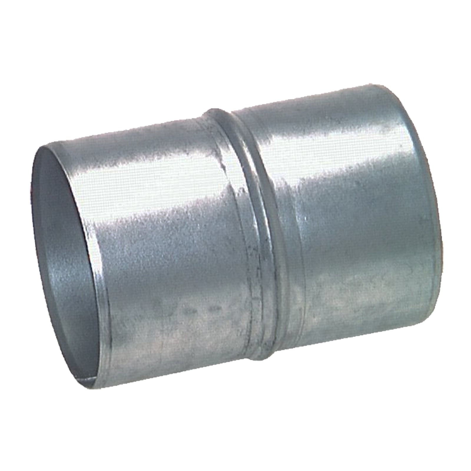 100 mm 4" Stahl Blech Rohr Verbinder Kupplung Schlauch gerade verzinkt - PN 2 bar