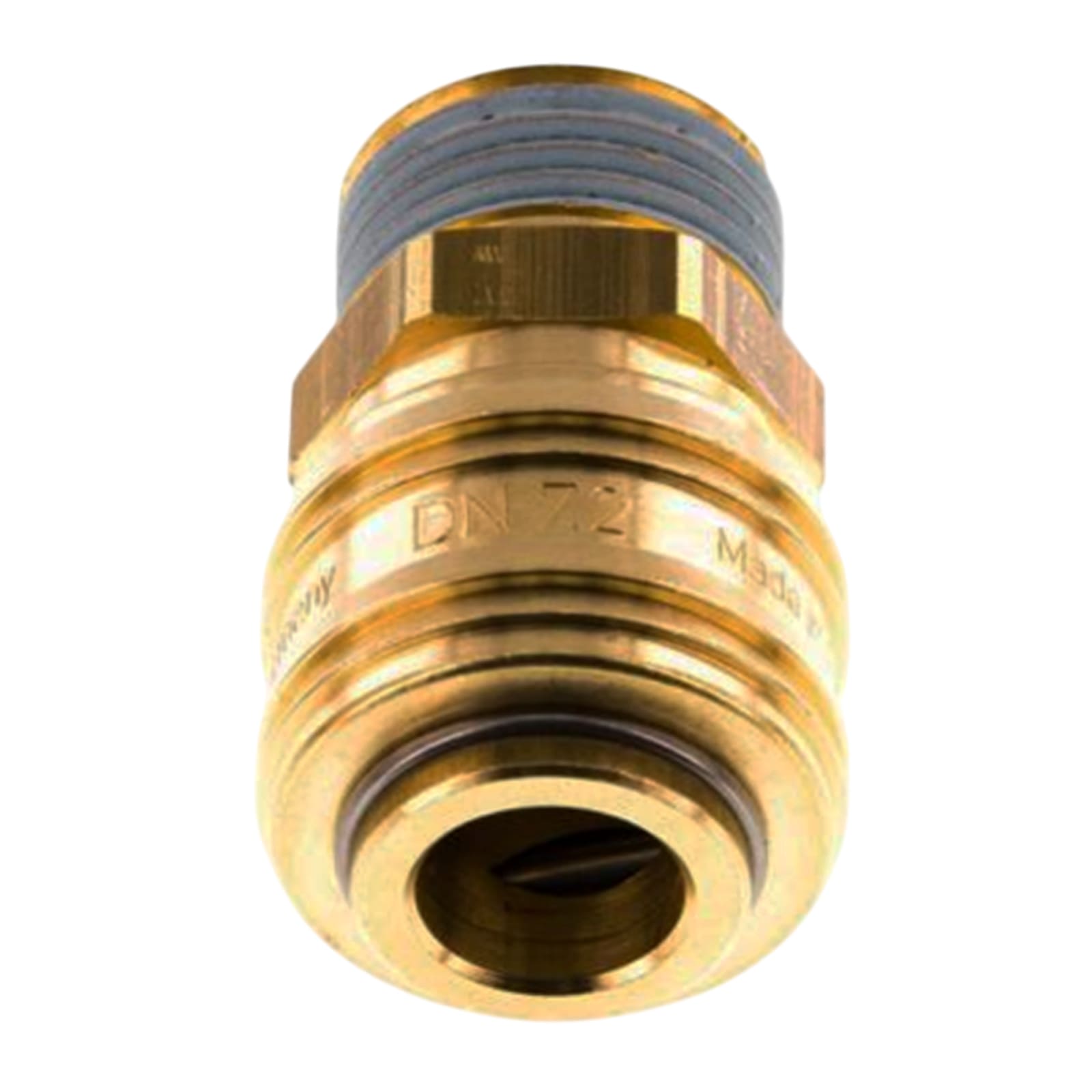 1/8 " Druckluft Kupplung Dose Schnell Messing NW 7,2 mit Innengewinde AG - PN 35 bar