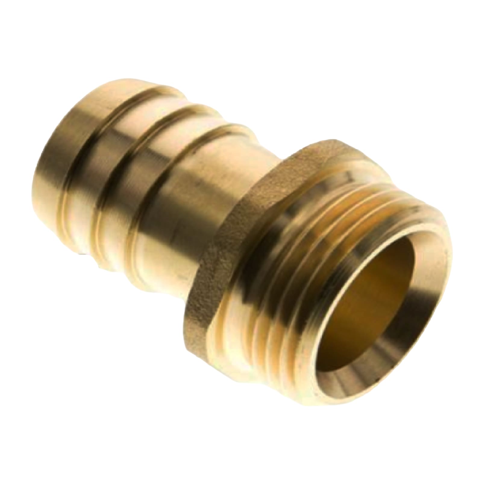 100 mm x 4" Zoll Schlauch Tülle Stutzen Außengewinde AG Nippel Messing Fittings - PN 30 bar 