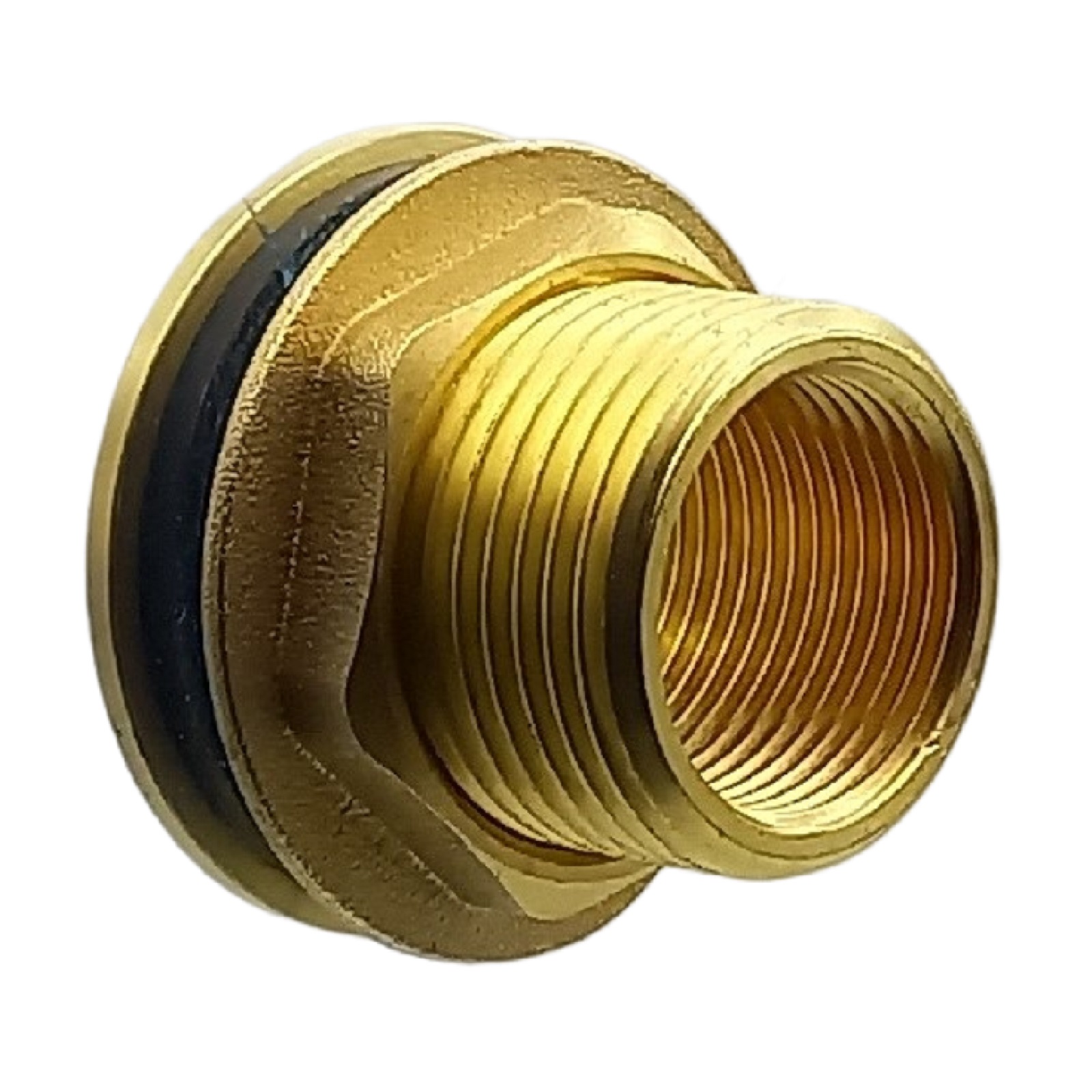 3/4" x 1/2" Tank Regen Tonnen Durchführung Messing Außen x Innengewinde  - PN 10 bar