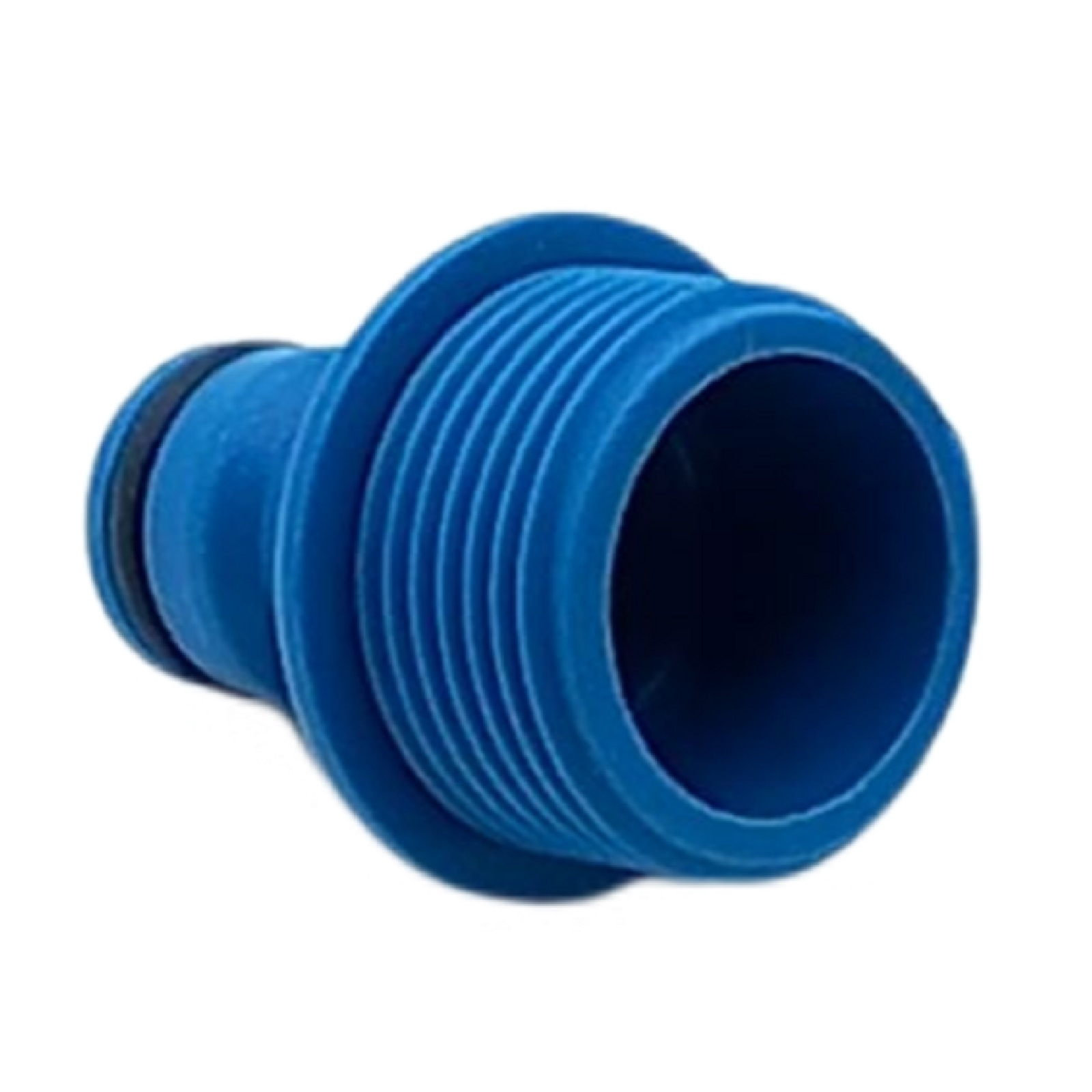 3/4" Zoll  AG Hahnanschluss Click-System Quickconnect Außengewinde Kunststoff blau - 10er Pack