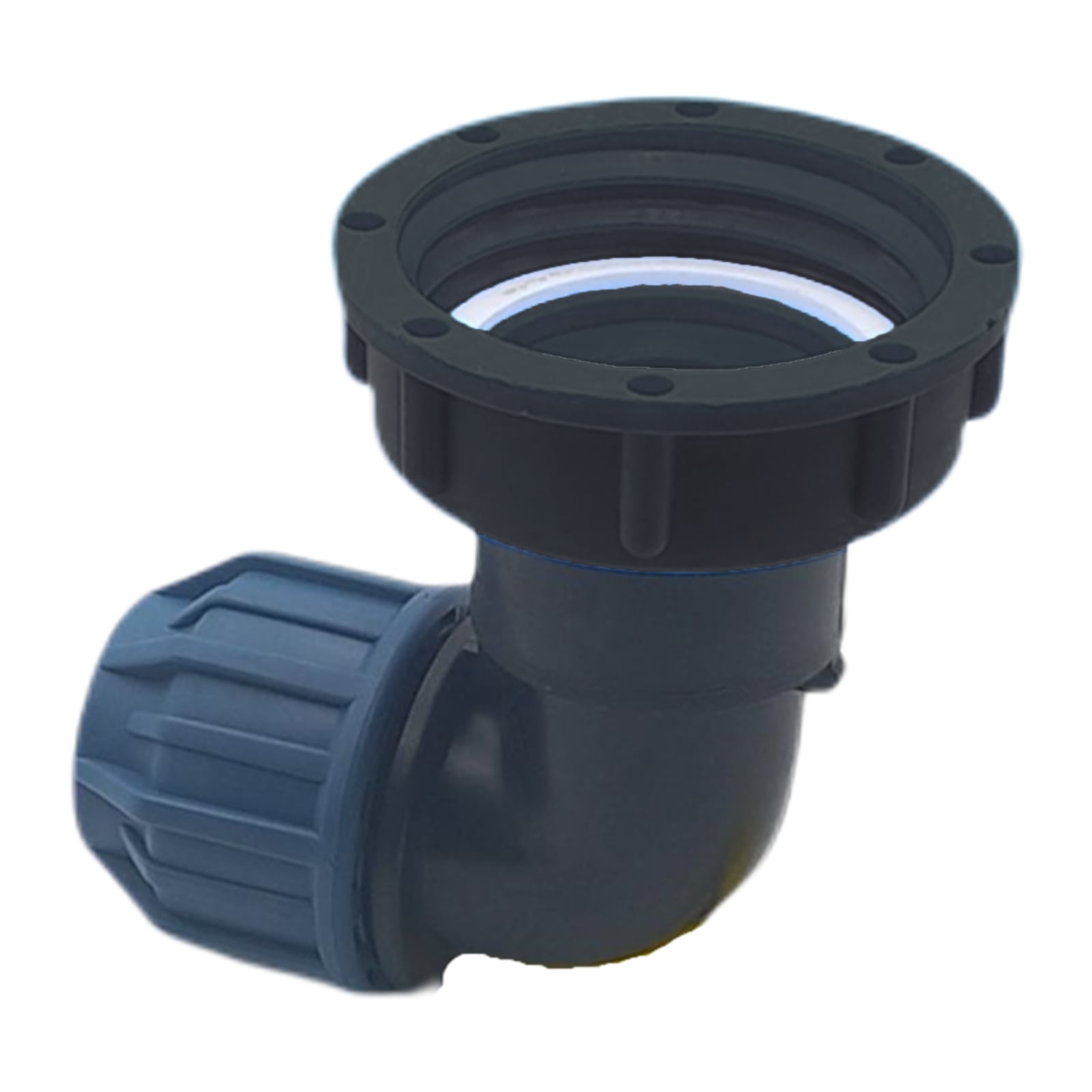 IBC Container Anschluss Adapter Set S60 x 6 -> 32 mm PE/PP Winkel 90°